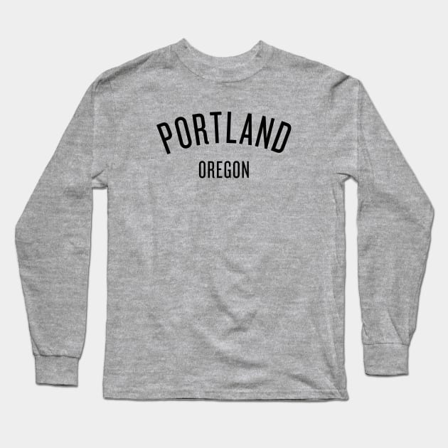 Portland, Oregon Long Sleeve T-Shirt by whereabouts